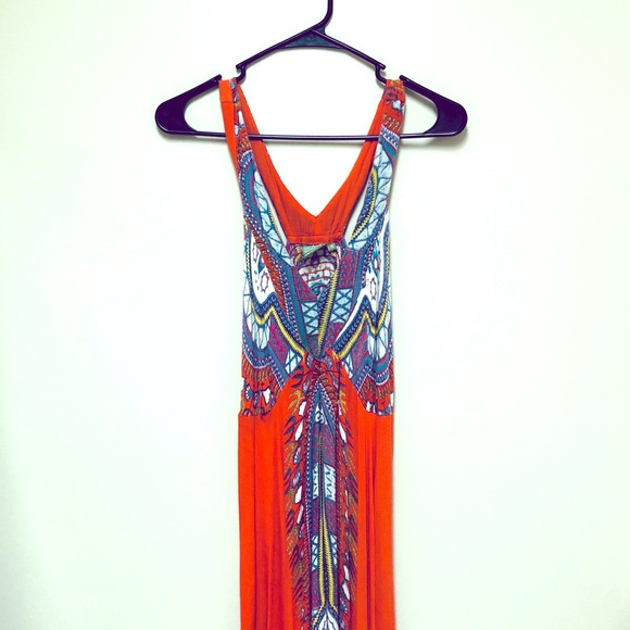 Urban Nomad Dresses & Skirts - {Urban Nomad} Orange Maxi Dress